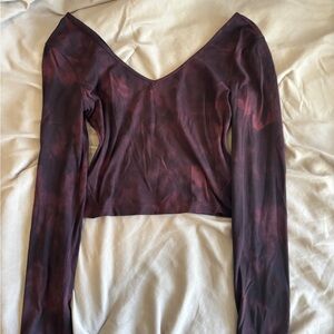 Lululemon align v neck long sleeve top